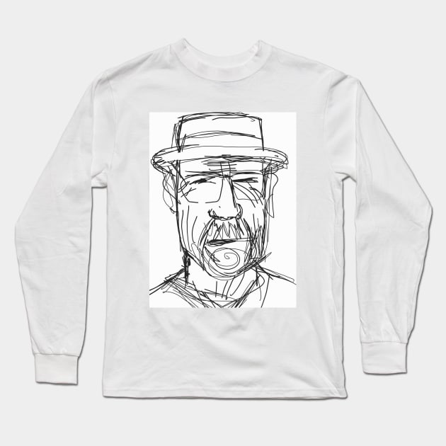 Walter White - Breaking Bad Long Sleeve T-Shirt by Idrawfaces